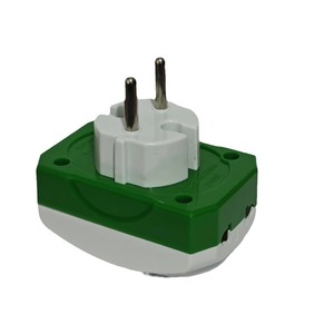 Europlug Travel Adapter 100-240V ABS Material With Indicator <b>Light</b> For Household Electrical Appliances - Product Image 1