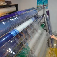 Filme de pvc da embalagem do colchão bule transparente rolo de plástico PVC