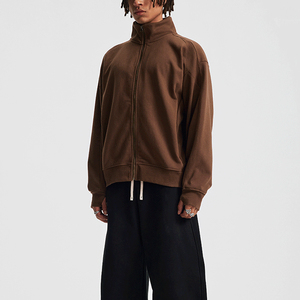 Sweat à capuche en coton lourd 450 g/m² pour homme, streetwear, coupe ample, impression personnalisée en relief, unisexe - Product Image 3