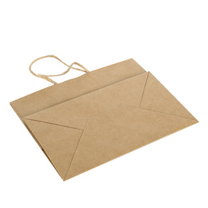 Bolsa de Papel Kraft Biodegradable y Ecológica para Llevar Comida, con Asa de Cuerda de Algodón, de un Fabricante y Exportador Certificado en Bac Ninh - Product Image 1