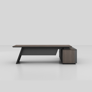 Meja Kantor Eksekutif Kayu Desain Modern yang Dapat Diubah Bentuknya dengan Model yang Dipatenkan - Product Image 6