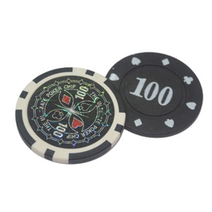 Proveedor de fichas de póker de cerámica Diseño personalizado Logo Torneo 39mm Fichas de <span class=keywords><strong>casino</strong></span> para juegos divertidos - Product Image 1