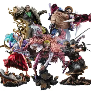 Minrong di alta qualità un pezzo figura giocattoli modello Luffy Zoro Yamato Doflamingo PVC di alta qualità grandi Action Figure di un pezzo