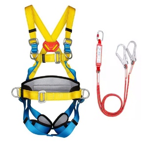 5点フルボディ安全ハーネスシートベルト屋根ふきロックマウンテンクライミング空中作業のための落下防止装置 - Product Image 6