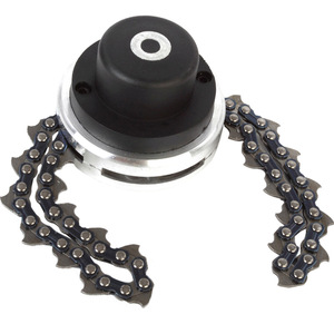 Tête de coupe rotative à chaîne pour tondeuse à gazon, type universel en métal, pour pièces de tondeuse à gazon, accessoire de jardin - Product Image 1