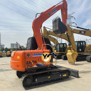 Excavadoras usadas de primera clase Excavadora usada japonesa Hitachi ZX70 Excavadora Hitachi de 7 toneladas a la venta - Product Image 2