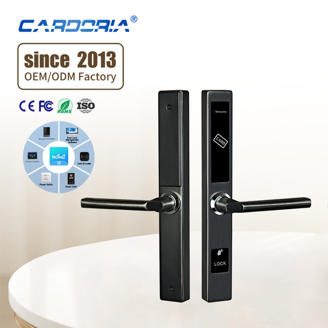 TT Access Control Hotel Digital Hotel Key Card Door Lock With RFID Smart Card Reader