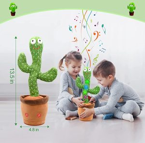 Juguete de Cactus Bailarín con Música y Canciones <span class=keywords><strong>en</strong></span> Inglés, Recargable, de Algodón, para Niños, Listo para Enviar, Éxito de Ventas 2026 - Product Image 6