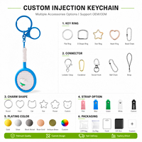Porte-clés en peluche douce personnalisé Kawaii en gros, pendentif mignon en PVC et caoutchouc, breloque de sac, accessoire de voiture, cadeau pour filles