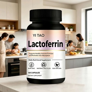 Cápsulas de Lactoferrina OEM – Apoya la Función Inmunitaria Saludable y Promueve la Absorción de Hierro, Suplemento Dietético 100% Natural, Sin OMG - Product Image 6
