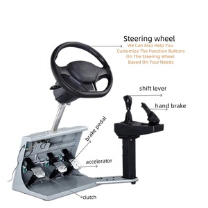 Máquina de Conducción Profesional para Interiores para Escuelas de Conducción con Simulador de Cabina, Volante, Pedales y Embrague para Juegos de Carreras en PS5 y PC - Product Image 1