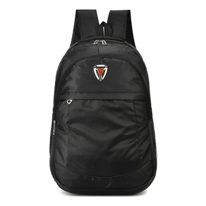 Laptop <b>Backpack</b> Large Capacity Computer Interlayer Unisex Black Solid Color Shoulder <b>Straps</b> Leisure Travel Spring 2023 - Product Image 1