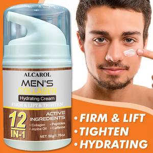 Crème <span class=keywords><strong>Hydratante</strong></span> <span class=keywords><strong>Visage</strong></span> <span class=keywords><strong>Homme</strong></span> au Collagène 50g, Fabrication OEM sous Marque Privée, Crème <span class=keywords><strong>Visage</strong></span> pour Hommes la Plus Vendue - Product Image 5