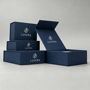 Custom Luxury Rigid Cardboard <b>Book</b> Style <b>Box</b> Full Printed Paper Packaging One Piece Magnetic Closure Gift <b>Box</b> for Skincare Sets - Product Image 6
