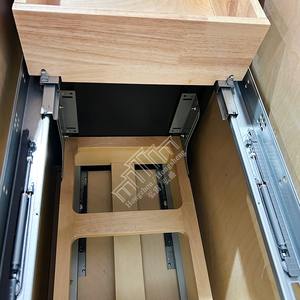 Vente en gros d'armoires de cuisine du Vietnam avec socle en bois armoire poubelle de cuisine à fermeture en douceur pour appartement américain - Product Image 5