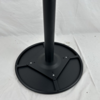 Table de bistrot ronde en métal pour l'extérieur, résistante aux intempéries, idéale pour jardin, cour, café, balcon, salle à manger
