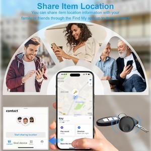 Etiquetas GPS AirTag de Plástico con Batería Reemplazable, Funciona con la Aplicación Find My para Vehículos, Llaves y Objetos, ODMOEM - Product Image 5