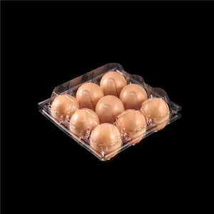Cartones de plástico para huevos, 20 celdas, cartones de plástico transparente para huevos, cartones de huevos para mascotas, contenedor de bandeja para negocios agrícolas de plástico - Product Image 4
