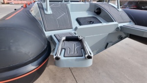 Bateau pneumatique semi-rigide en aluminium de 19 pieds (580 cm) à coque en V profond, soudé en aluminium, avec certification CE, prix usine - Product Image 4