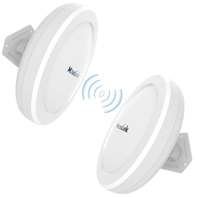 Mosslink 5.8GHz 300Mbps Long Range Outdoor Wifi Access Point 24V POE CCTV PTP CPE QoS Function