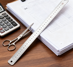 Règle en acier inoxydable durable 20 cm 15 cm antidérapante avec échelle impériale et métrique et trou de suspension pour projets de bricolage - Product Image 2