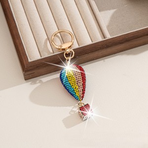 พวงกุญแจรูปบอลลูนลมร้อนประดับเพชรหลากแบบ น่ารัก ใช้ตกแต่งกระเป๋า จี้ห้อยขนาดเล็ก ของตกแต่งภายในรถยนต์สุดแฟชั่น ลดราคาพิเศษ - Product Image 2