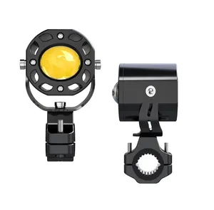 Fácil de Instalar IP68 Motocicletas Led Fog Lights Spotlight Kit 2PCS Interruptor Sem Fio com Arnês Faróis para Carros de Motocicleta