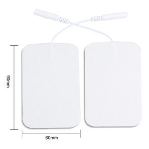 Bantalan <span class=keywords><strong>Unit</strong></span> <span class=keywords><strong>TENS</strong></span> bebas lateks pengganti elektroda patch Gel lengket dan desain non-iritasi untuk bantalan puluhan Stimulator otot - Product Image 2