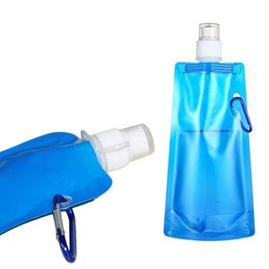 Nouvelle bouteille d'eau pliable 2026 en PE, sac d'eau jetable écologique sans rinçage pour le camping - Product Image 1