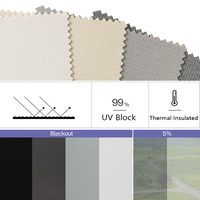Motorizado eléctrico inteligente homekit Blackout coloridas persianas para ventanas