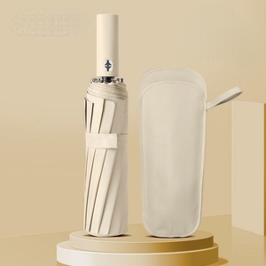 Paraguas ligero a prueba de viento con impresión de LOGOTIPO personalizado con apertura automática de 12 costillas - Product Image 4