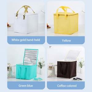 Bolsa Térmica para Llevar Comida, OEM ODM, de Papel de Aluminio y Tela No Tejida, Gruesa y Aislada, Bolsas Personalizadas para Llevar Comida - Product Image 3