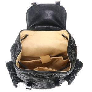 Custom Luxury Men's Quilted PU Leather Business Travel BackpackBusiness Backpa <b>Large</b> <b>Capacity</b> OEM ODM Private Label Manufacturer - Product Image 6