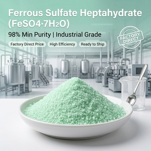 Produits chimiques pour le traitement <span class=keywords><strong>de</strong></span> l'eau, qualité industrielle, <span class=keywords><strong>bon</strong></span> prix, Feso4.7H2O solide, 90% <span class=keywords><strong>de</strong></span> pureté élevée, sulfate ferrique heptahydraté - Product Image 1