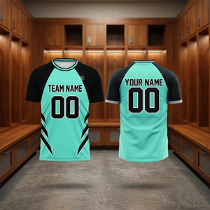 Camiseta de Fútbol 2026 para Hombre, Personalizada, Impresa, Transpirable, Ecológica, de Secado Rápido, Cuello Redondo, 100% Poliéster, Personalizada por Delante y por Detrás, Sólida - Product Image 3