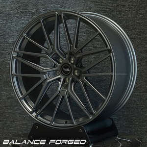 Rines Forjados Ligeros 6061-T6 en Color Gris Mate con Diseño Multirradio 5x114.3/5x120 para <span class=keywords><strong>Ford</strong></span> <span class=keywords><strong>Mustang</strong></span>, Honda, BMW Serie 3 y 5, Mercedes Clase C y E - Product Image 2