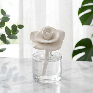 <strong>Ceramic</strong> Flower Glass Bottle Aroma <strong>Diffuser</strong> <strong>Ceramic</strong> <strong>Diffuser</strong> <strong>Ceramic</strong> Flower Fragrance <strong>Diffusers</strong> - Product Image 3