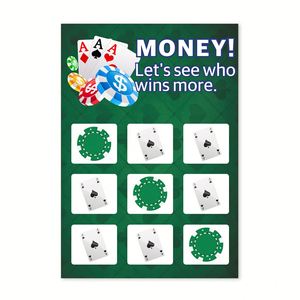 Tarjeta Rasca y Gana Estilo Póker, Impresión de Tarjetas de Premios Personalizadas para Promociones - Product Image 3
