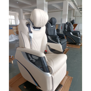 Asiento VIP para Autobús en <span class=keywords><strong>Venta</strong></span>, Cuero <span class=keywords><strong>de</strong></span> Lujo para <span class=keywords><strong>Mercedes</strong></span> <span class=keywords><strong>Vito</strong></span> W447, Asientos Ejecutivos para Camioneta Comercial - Product Image 4