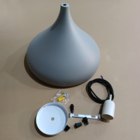 Luminaire suspendu moderne en métal en forme de goutte d'eau E27, lampe suspendue en forme de mosquée pour salle à manger, cuisine, café, bar, luminaire décoratif