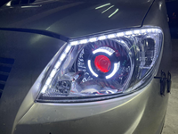 2.5/3 pouces 5D diamant Led couverture de lumière Wrgb avec contrôle d'application Led yeux d'ange pour motos voitures feux de jour Drl VAHID