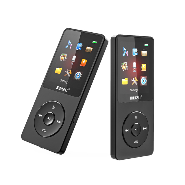 Factory OEM RUIZU X02 MP3 Music Player Custom Logo Audio Kids Free Download Song Mp4 MP3 Music Player