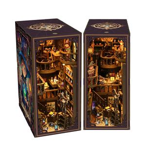 2025 casa mágica <span class=keywords><strong>DIY</strong></span> Kit de Rincón de libro en miniatura MDF <span class=keywords><strong>DIY</strong></span> casa de muñecas rincón de libro en miniatura para decoración de biblioteca - Product Image 2