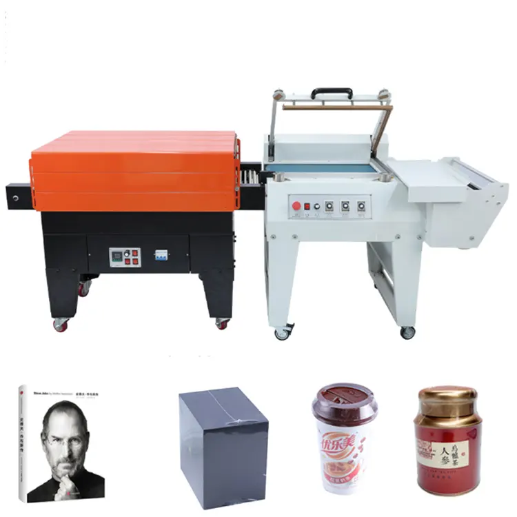 Semi-Automatic Cosmetic Sealing Tunnel Type Pva Film Packing Machine Food Frozen Vegetables Packing Machine For Perfume Box