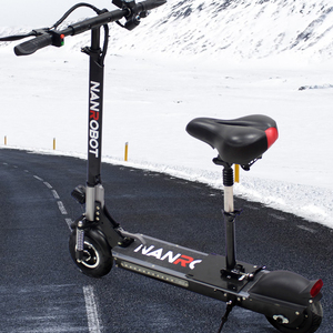 Patinete eléctrico de 2 ruedas para adultos, patinete eléctrico plegable de 48V, electrónico, unisex, <span class=keywords><strong>NANROBOT</strong></span>, patinete de dos ruedas X4 de 8 pulgadas - Product Image 1