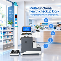 Kiosque de contrôle médical intelligent tout-en-un avec télémédecine IA pour les examens de santé et le bien-être