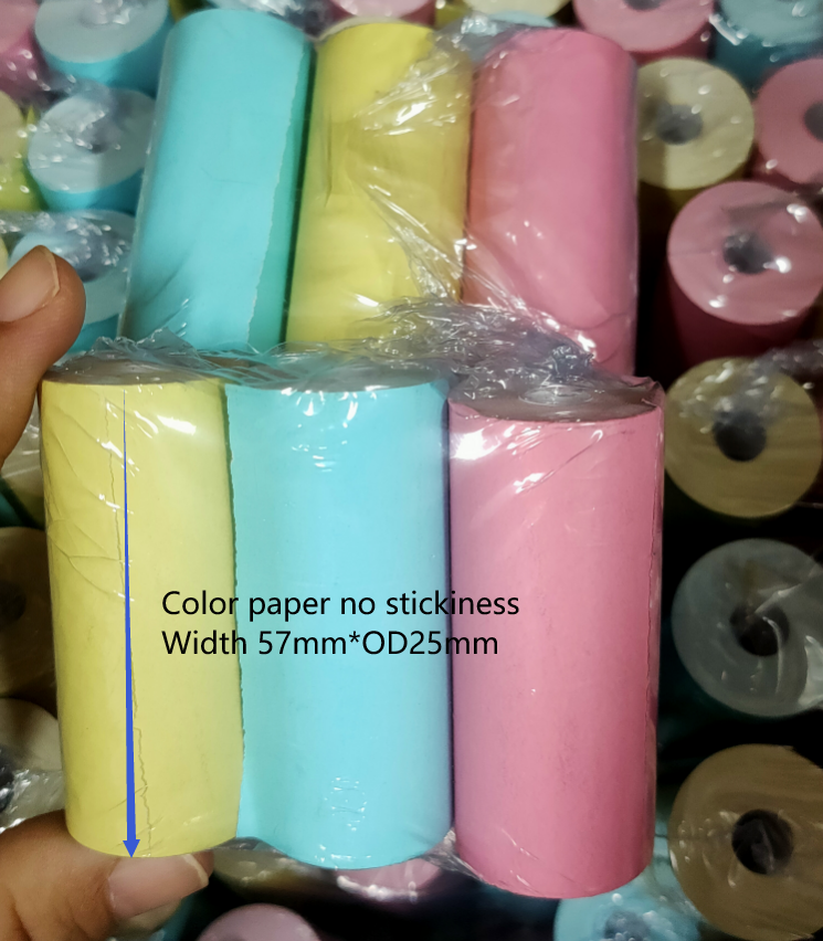 Papel rhermal del color de 18 rollos ninguna adherencia