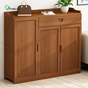 Armoire de rangement en bois massif, meuble de rangement économique pour chaussures, meilleure vente