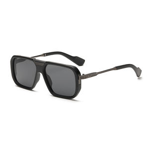 Lunettes <span class=keywords><strong>de</strong></span> <span class=keywords><strong>soleil</strong></span> tendance surdimensionnées rétro <span class=keywords><strong>de</strong></span> pilote, avec logo personnalisé, pour le cyclisme, la conduite et le sport, protection UV400, pour hommes et femmes - Product Image 4