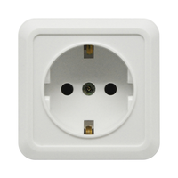 Prise murale intelligente YUHE 220V UK en plastique PC, à pôle unique, avec écran tactile Zigbee/WiFi, compatible Smart Life, IP54, 5 prises, 16A, noire, haute qualité